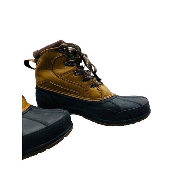 Magellan Outdoors Mens Insulated Duck Boots Size 9D Brown Thermoplastic Rubber - Picture 3 of 16